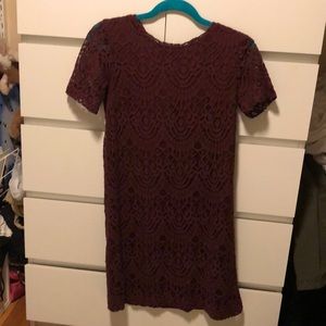 H&M maroon dress
